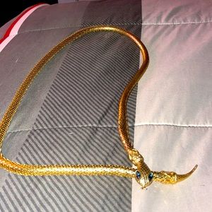 Vintage gold snake belt from the 1970’s asking 200 o.b.o.